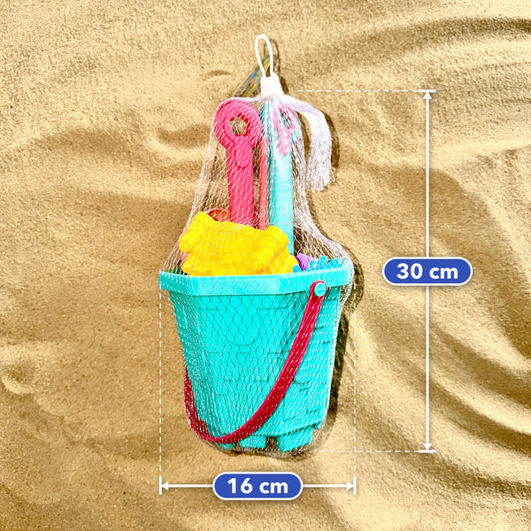 Medidas del set balde de juguete: 30 cm de alto y 16 cm de ancho - Cimic