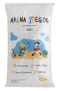 Arena para juegos Cimic - arena limpia saco 25kg Santiago Chile