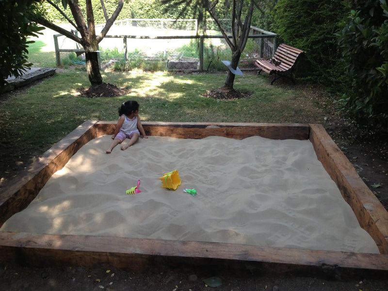 Arenero infantil con arena limpia para niños en Santiago. Arena harneada, lavada y libre de impurezas, saco 25kg. Despacho a domicilio en toda la Región Metropolitana. Cimic – cimic.cl