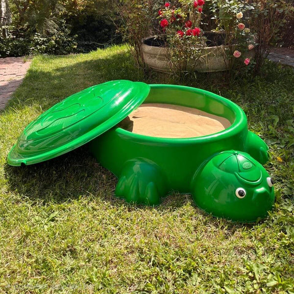 Arenero plástico tortuga con arena incluida para niños - Cimic